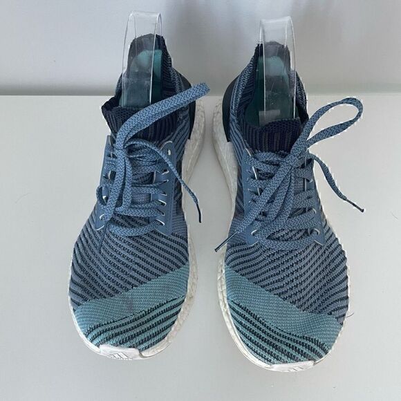 Adidas UltraBoost X Parley Womens Size US 7.5 Blue Running Shoes AQ0421 - Picture 4 of 12
